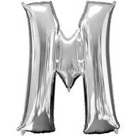 BALON FOIL SILVER BALON HURUF Angka 16 inch 40 cm Ulang Tahun Love Star ABCDEFGHIJKLMNOPQRSTUVWXYZ Balloon Supplies Happy Birthday