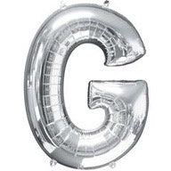 BALON FOIL SILVER BALON HURUF Angka 16 inch 40 cm Ulang Tahun Love Star ABCDEFGHIJKLMNOPQRSTUVWXYZ Balloon Supplies Happy Birthday