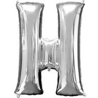 BALON FOIL SILVER BALON HURUF Angka 16 inch 40 cm Ulang Tahun Love Star ABCDEFGHIJKLMNOPQRSTUVWXYZ Balloon Supplies Happy Birthday