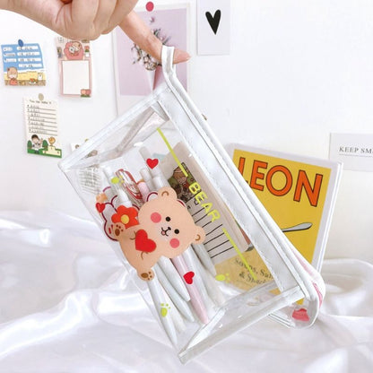 Pekanbaru Pouch Dompet Mika Make Up Kawai Pouch Resleting Tempat Alat Tulis Pouch