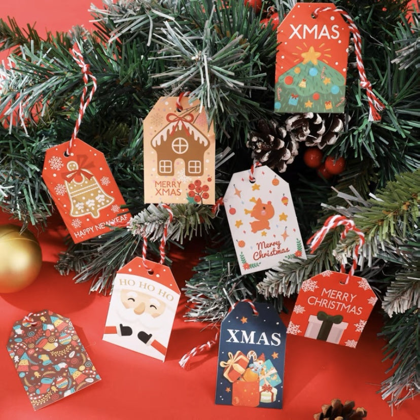 Pekanbaru Christmas Hang Tag / Tag Natal Berbagai Motif Per Pack