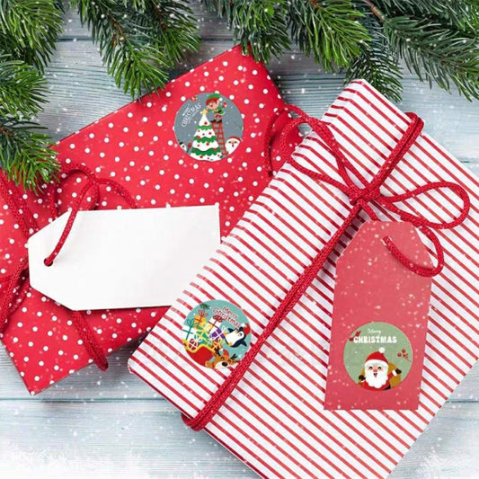Pekanbaru Sticker Hampers Natal Bulat Per Pack