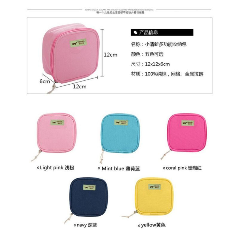 Pekanbaru Travel Cosmetic Pouch/ Make Up Pouch/ Pouch Serbaguna/ Tas Make Up