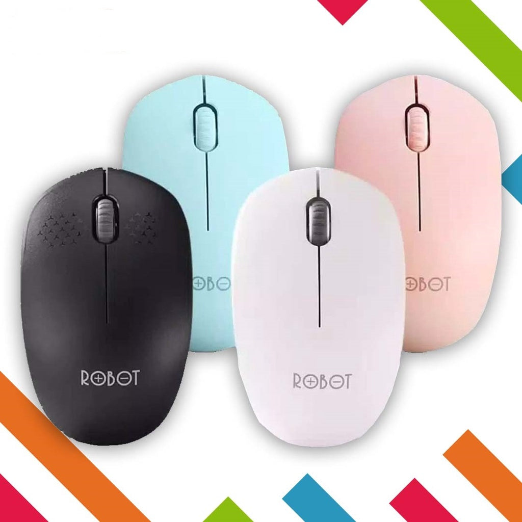 Pekanbaru Mouse Wireless Robot M210 2.4G Optical Usb