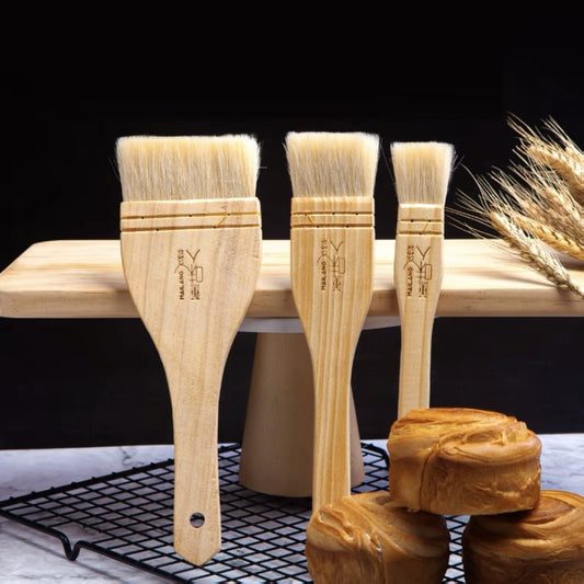 Pekanbaru Cooking Brush / Kuas Masak Kayu Bulu Domba
