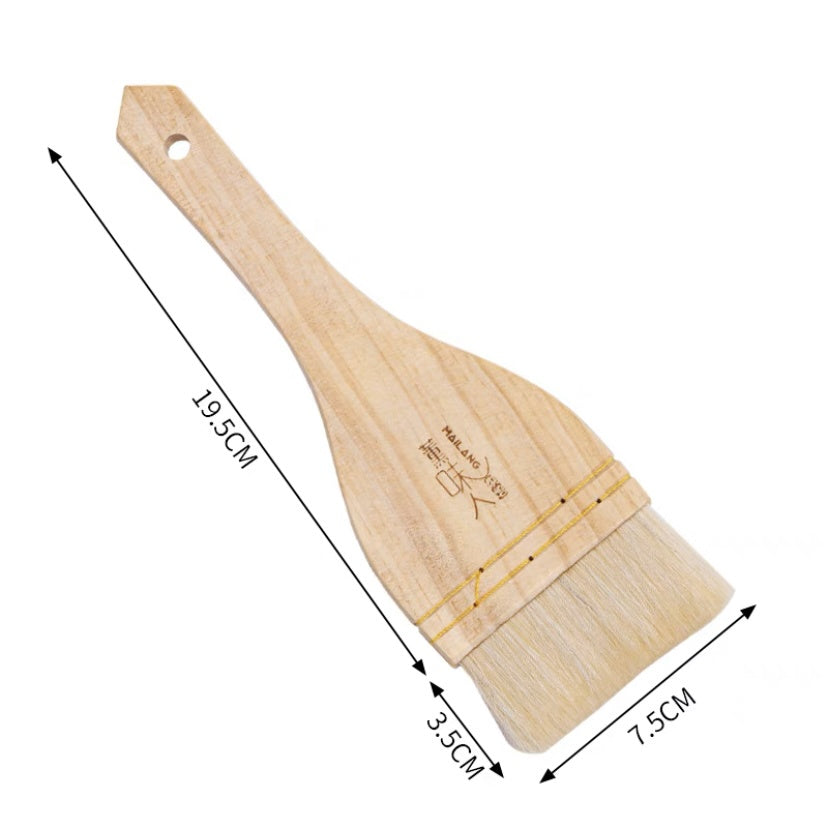 Pekanbaru Cooking Brush / Kuas Masak Kayu Bulu Domba