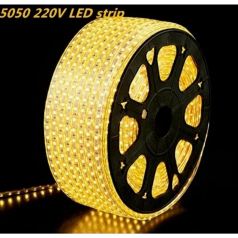 Pekanbaru Lampu Led Strip 5050 Warna Putih Merah Biru Hijau Kuning(Warm White) Per Meter
