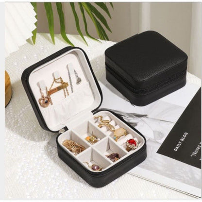 Pekanbaru Kotak Tempat Perhiasan Travel Jewelry Box Penyimpanan Anting Kalung Gelang Cincin