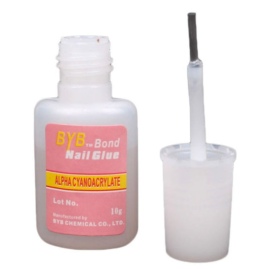 Pekanbaru Lem Cair 10 Gram  Korea Kuku Palsu / Nail Glue 10 Gram / Fake Nails / Fake