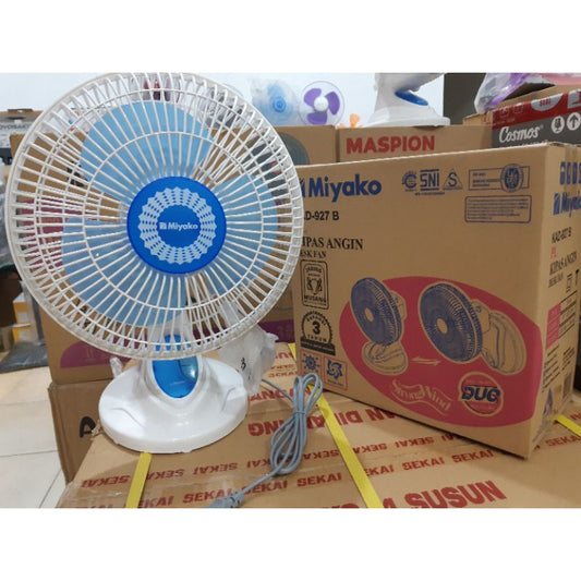 Pekanbaru Kipas Angin Meja Miyako Kad-927 B Pl 9 Inci (Plastik) / Kad 927B Pl