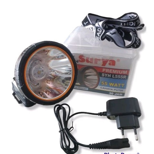 Pekanbaru Senter Kepala Surya Premium 55 Watt Syh L555R Cahaya Putih