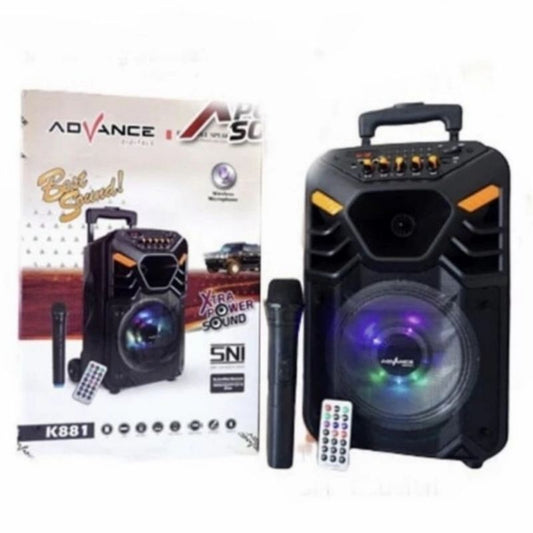 Pekanbaru Speaker Portable Advance K881