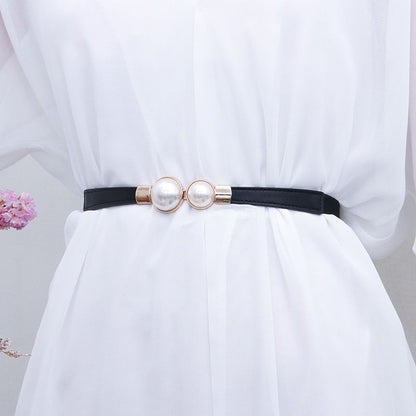 Pekanbaru Ikat Pinggang Gesper Belt Kecil Wanita Bahan Kulit Pu / Tali Pinggang Wanita / Gesper