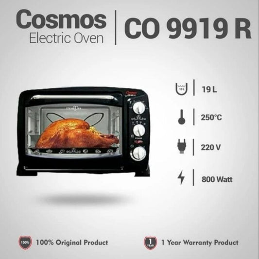 Pekanbaru Oven Listrik Cosmos 19 Liter Co 9919 R / Co 9919R