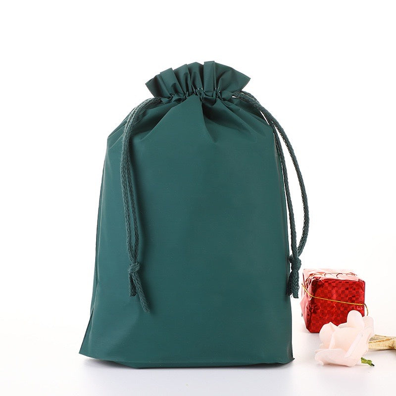 HR-Premium Drawstring Pouch Bag Tas Serut Packaging Makeup Kantong Travel Warna Pastel Sebaguna Bahan Tebal Organizer Bag Anti Air Tempat Penyimpanan Pakaian Make Up Pouch Serut Murah