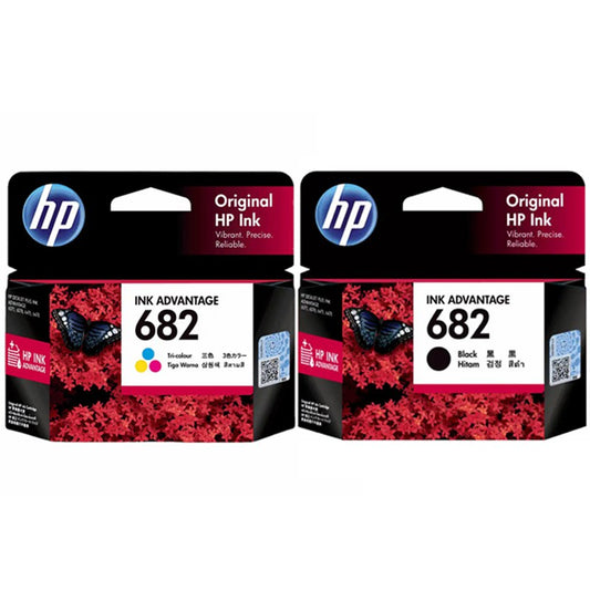 Pekanbaru Hp 682 (Black/ Color) Original Ink Advantage Cartridge