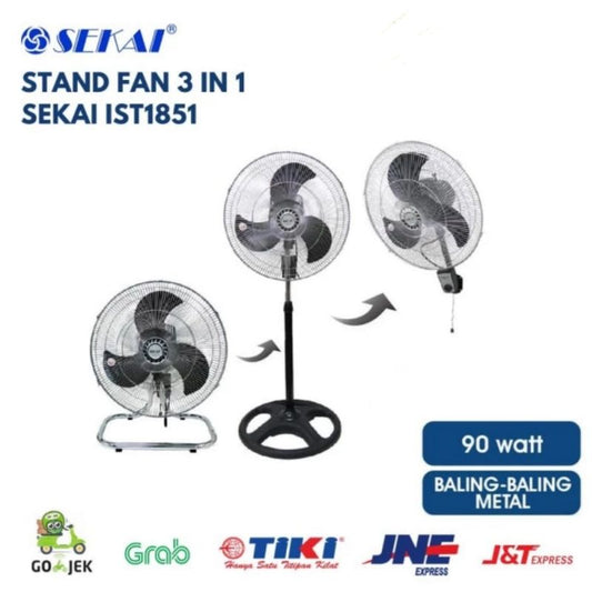 Pekanbaru Kipas Angin Sekai Ist 1851 Industrial Fan 18" Angin Besar