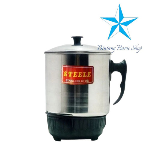 Pekanbaru Mug Elektrik Teko Listrik Stainless Steele / Itami Steele Pemanas Air Steele / Itami Steele / Happy Fun