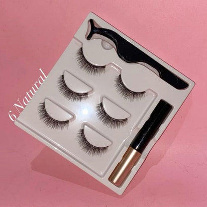 Pekanbaru Eyelash Magnetic 1 Set Lengkap Bulu Mata Magnet 3 Psg