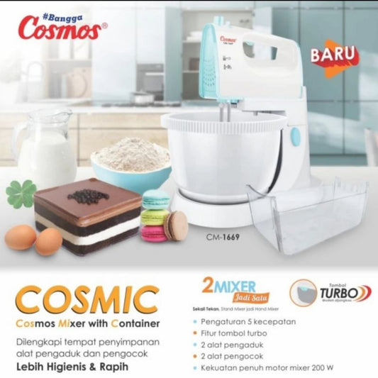 Pekanbaru Stand Mixer Cosmos Cm 1669 Cosmic Container