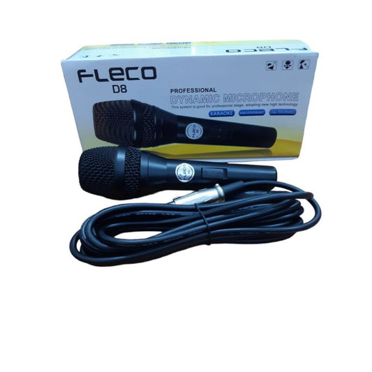 Pekanbaru Mic Karaoke Kabel Fleco D8 Mikrofon Kabel Fleco D8