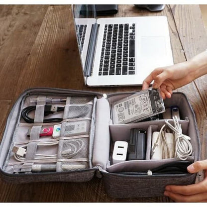 Pekanbaru Tas Travel Digital Pouch Elektronik/Tas Kabel Usb Charger/Tas Kabel/Tas Elektronik/