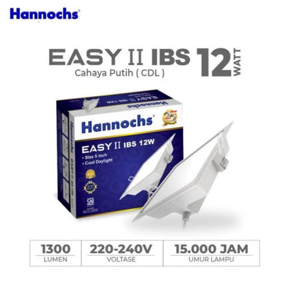 Pekanbaru Hannochs Lampu Led Downlight / Lampu Ceiling Plafon Hannochs Easy Cool Daylight Ibs 3W/5W/7W/9W/12W/15W/20W