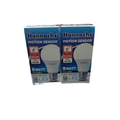 Pekanbaru Lampu Hannochs Lampu Led Hannochs Sensor Motion / Sensor Gerakan 5W / 9W / 13W