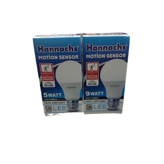 Pekanbaru Lampu Hannochs Lampu Led Hannochs Sensor Motion / Sensor Gerakan 5W / 9W / 13W