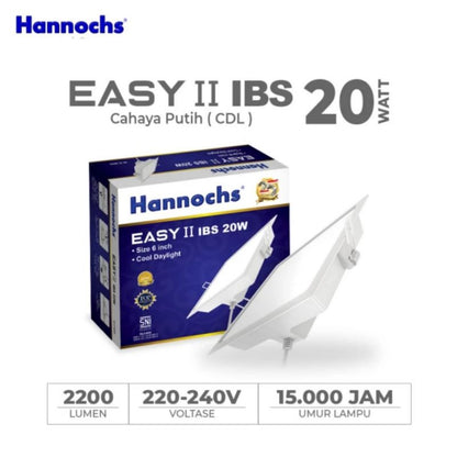 Pekanbaru Hannochs Lampu Led Downlight / Lampu Ceiling Plafon Hannochs Easy Cool Daylight Ibs 3W/5W/7W/9W/12W/15W/20W