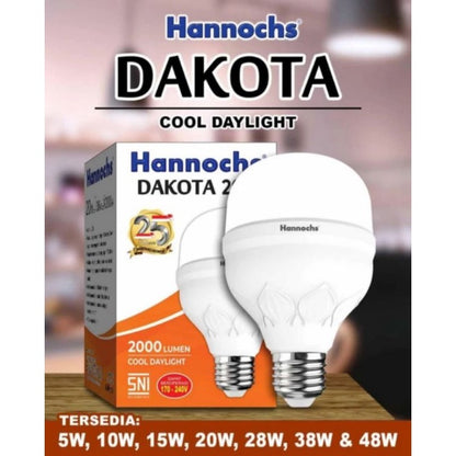 Pekanbaru Hannochs Dakota Bohlam Led Cahaya Putih 5W , 10W
