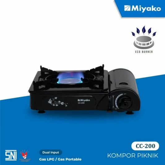 Pekanbaru Kompor Gas Portabel Miyako Cc-200 Travel Shabu Shabu