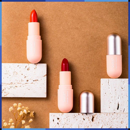 Pekanbaru Saniye Capsule Matte Lipstick New Design Long Lasting Girl Lipstick