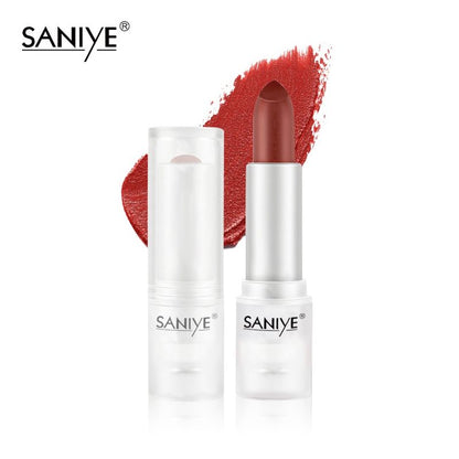 Pekanbaru Saniye Velvet Matte Lipstick Ice Cube Es Batu Transparan Fashion Makeup