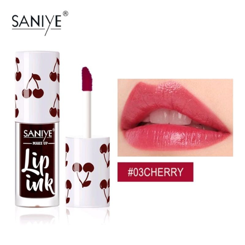 Pekanbaru Saniye【Bpom】Liptint Lip Cream Matte 3 Warna Lipstick Cair Tahan Lama Anti Air Lip