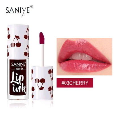 Pekanbaru Saniye【Bpom】Liptint Lip Cream Matte 3 Warna Lipstick Cair Tahan Lama Anti Air Lip