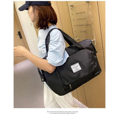 Pekanbaru Travel Bag Duffle Bisa Lipat/ Tas Travel Gym Bag Tas Fitness Waterproof