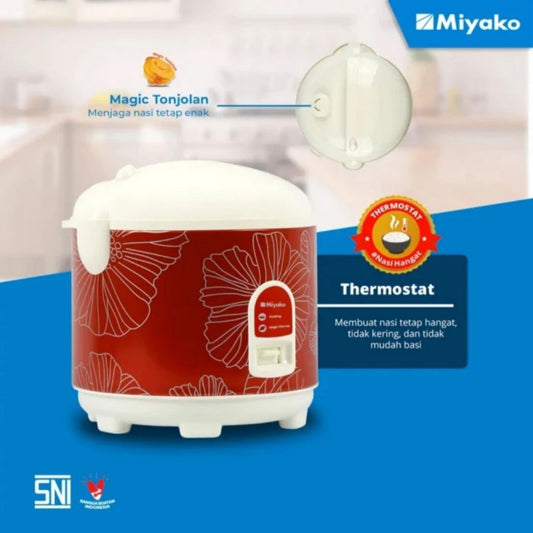 Pekanbaru Magic Com Rice Cooker Penanak Nasi Miyako Mcm 558 Sbc Mcm 558Sbc 2 Liter