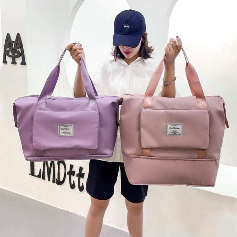 Pekanbaru Travel Bag Duffle Bisa Lipat/ Tas Travel Gym Bag Tas Fitness Waterproof