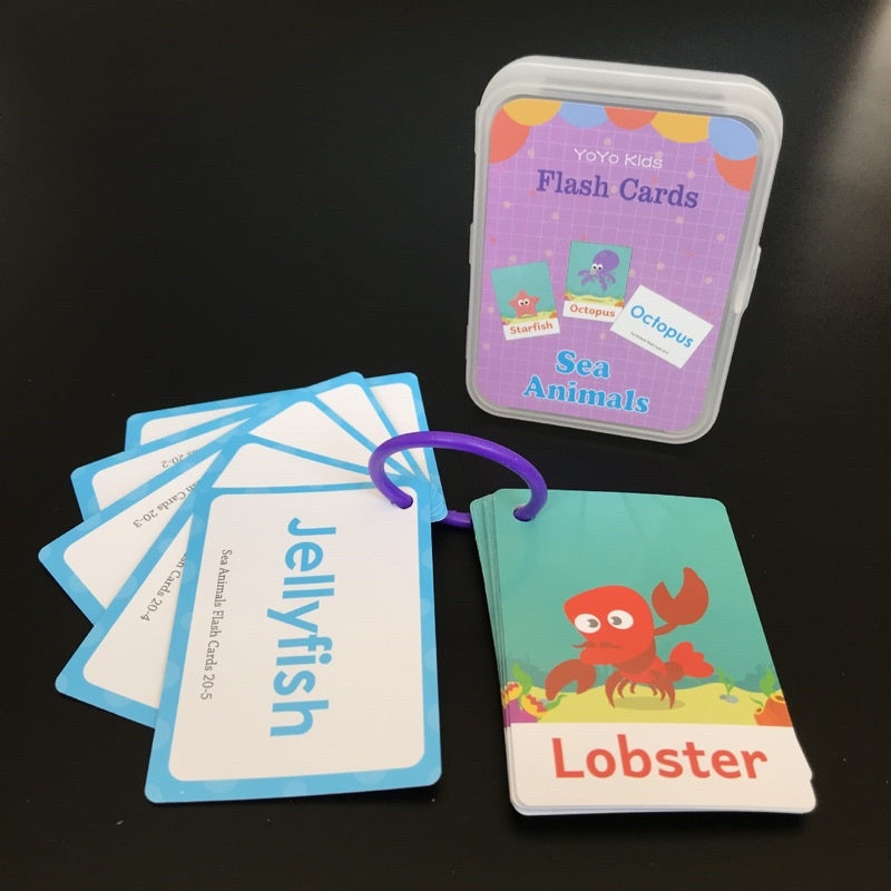 [IA] Flash Card Edukasi Anak Mainan Edukasi Anak Kartu Pintar Balita Flash Card Bahasa Inggris