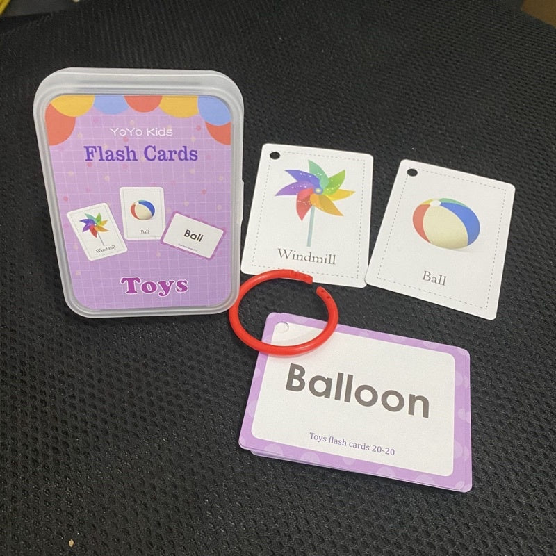 [IA] Flash Card Edukasi Anak Mainan Edukasi Anak Kartu Pintar Balita Flash Card Bahasa Inggris