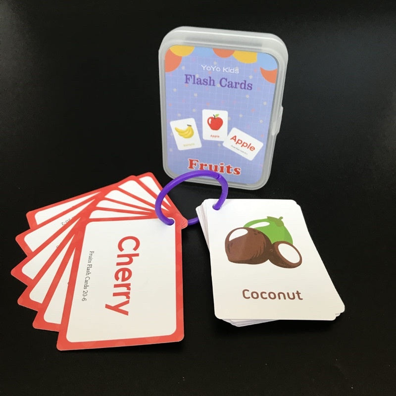 [IA] Flash Card Edukasi Anak Mainan Edukasi Anak Kartu Pintar Balita Flash Card Bahasa Inggris