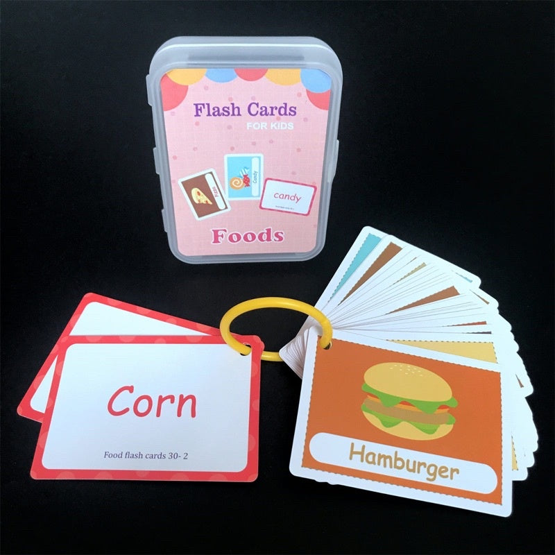 [IA] Flash Card Edukasi Anak Mainan Edukasi Anak Kartu Pintar Balita Flash Card Bahasa Inggris