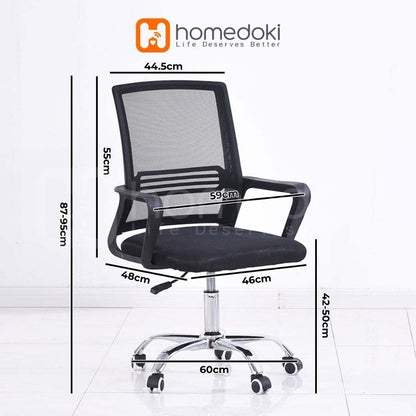Pekanbaru Homedoki Kursi Kantor / Kursi Gaming / Kursi Putar / Kursi Kantor Hidrolik / Kursi Jaring / Kursi Ergonomis