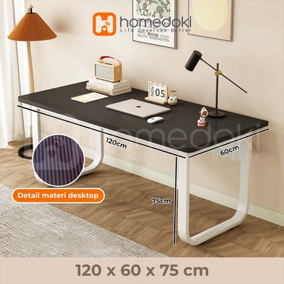 Pekanbaru Homedoki Meja Kerja/ Meja Kantor/ Meja Belajar/ Office Table/ Meja Kayu Minimalis