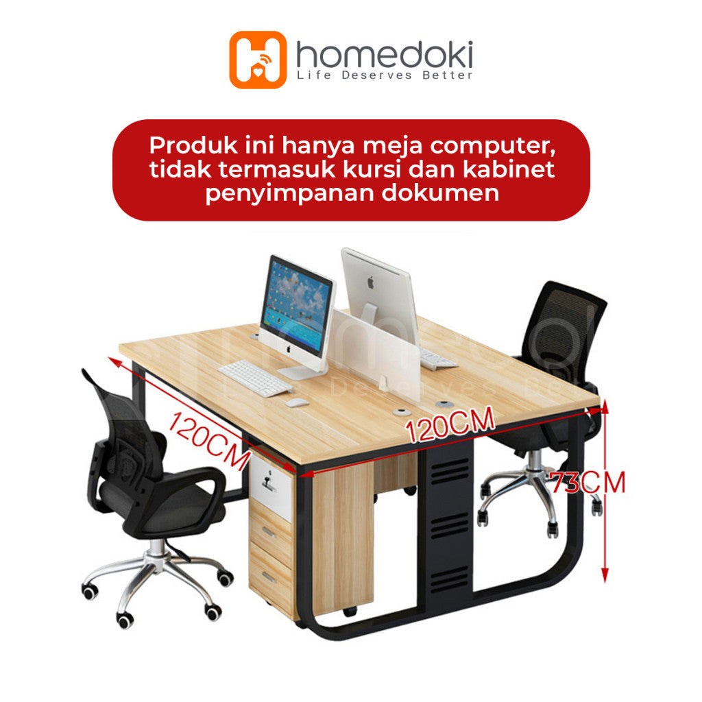 Pekanbaru Homedoki Meja Kerja Minimalis/ Computer Desk /Meja Kantor