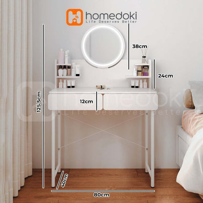 Pekanbaru Homedoki Meja Rias/Meja Rias Aesthetic/Meja Rias Minimalis/Meja Rias Led/Meja Rias Lampu/Meja Rias Sliding/Meja Make Up