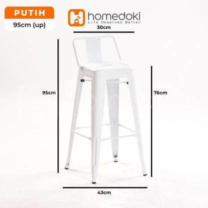 Pekanbaru Homedoki Kursi Besi Cafe/Kursi Besi Bar/Kursi Cafe/Kursi Cafe Industrial/Kursi Besi