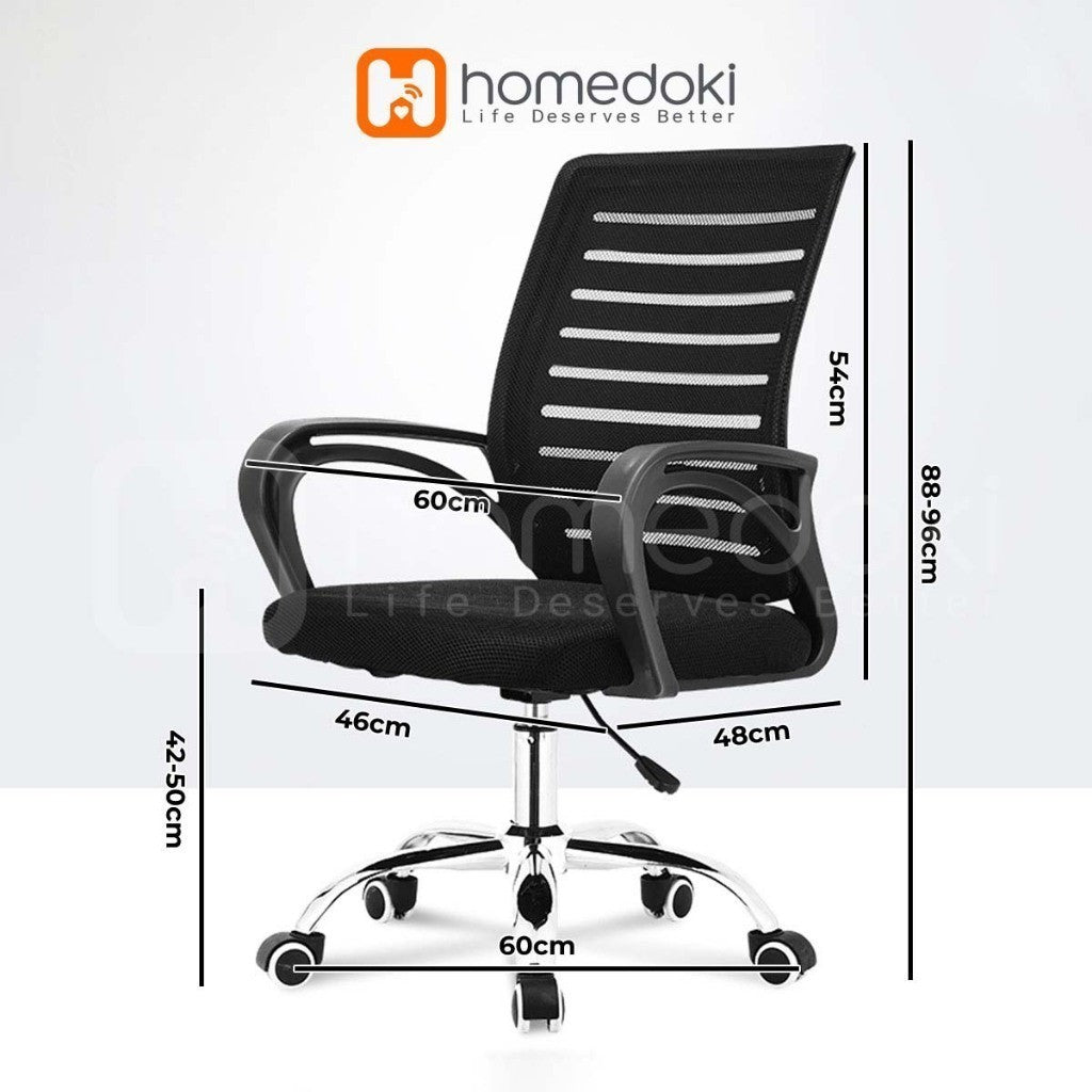 Pekanbaru Homedoki Kursi Kantor / Kursi Gaming / Kursi Putar / Kursi Kantor Hidrolik / Kursi Jaring / Kursi Ergonomis