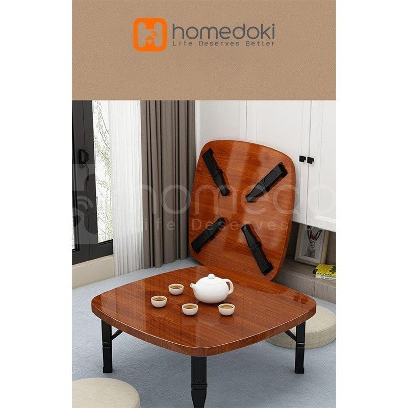 Pekanbaru Homedoki Meja Lesehan Lipat/Meja Lesehan/Meja Lipat/Meja Lesehan Aesthetic/Meja Makan Lipat/Meja Makan